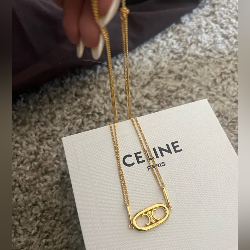 Celine Gold Necklace - Picture 4 of 5